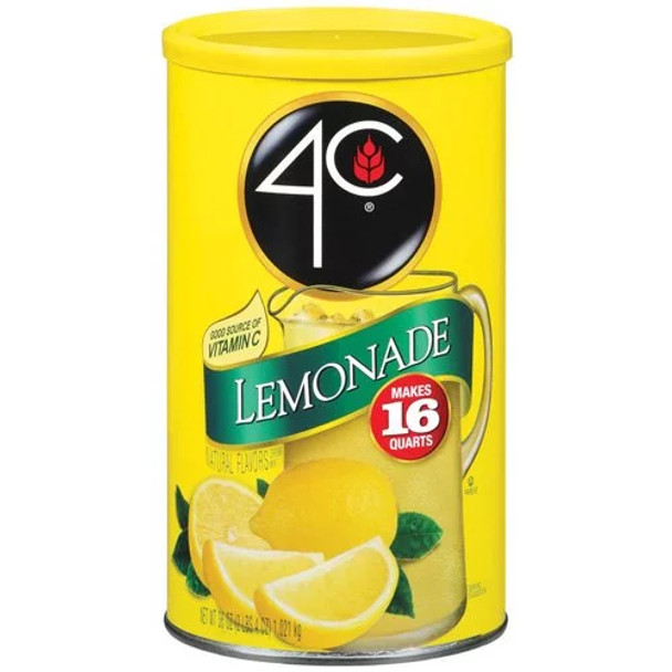 4C Lemonade Drink Mix, 13.2 oz.