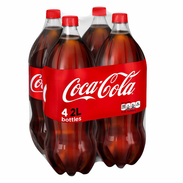 Coca-Cola Bottles, 4 pk./2L
