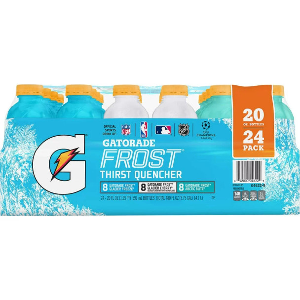 Gatorade Thirst Quencher Frost Variety Pack, 24 pk./20 fl. oz.