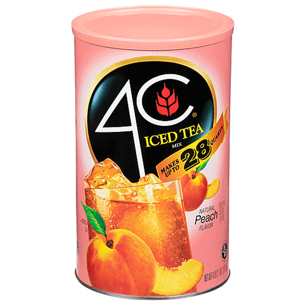 4C Peach Tea Drink Mix, 35 qt.