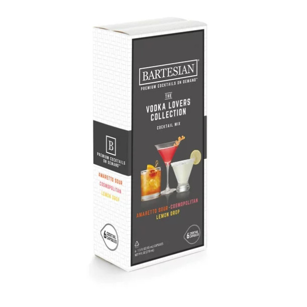 Bartesian The Vodka Lovers Collection Cocktail Mixer Capsules, 6 ct.