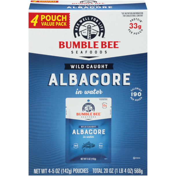 Bumble Bee Premium Albacore Tuna in Water, 4 pk./5 oz.
