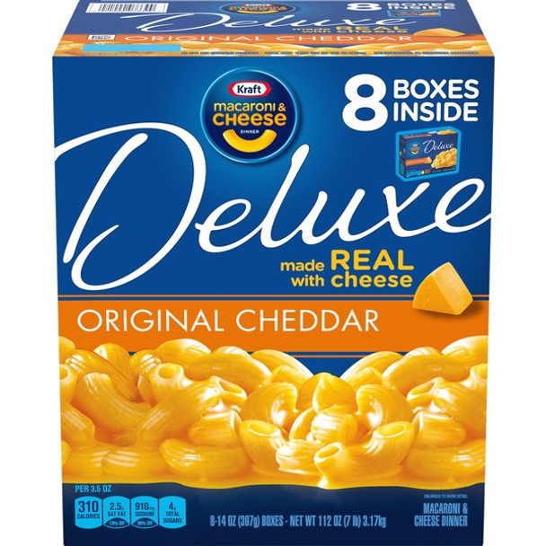 Kraft Deluxe Original Cheddar Macaroni & Cheese Dinner, 8 pk./14 oz.