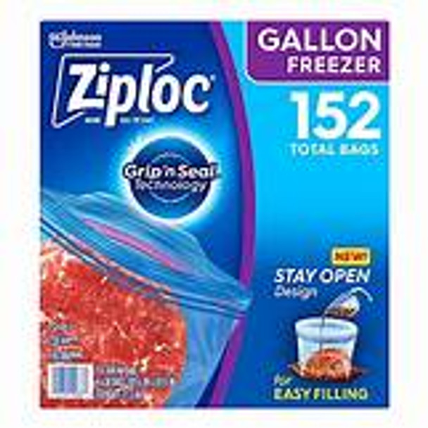 Ziploc Gallon Freezer Bags, 152 ct.