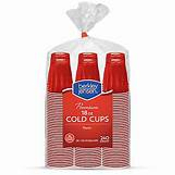 Berkley Jensen 18-Oz. Plastic Cups, 240 ct. - Red