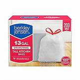 Berkley Jensen 13-Gal. Drawstring Tall Kitchen Bags, 200 ct.
