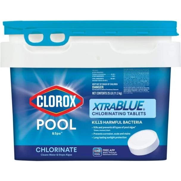 Clorox Pool & Spa XtraBlue Chlorinating Tablets, 35 lbs.
