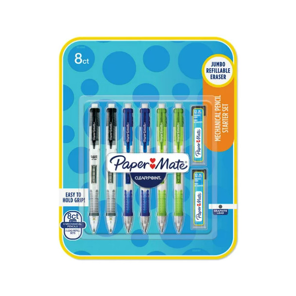Paper Mate Clearpoint #2 Mechanical Pencils, 8 pk.