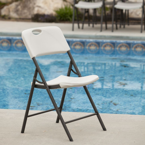 Lifetime Folding Chair - Almond