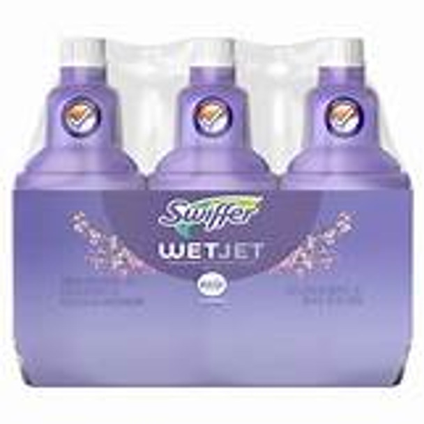Swiffer WetJet Multi-purpose Floor Cleaner Solution, Febreze Lavender Vanilla and Comfort Scent, 3 ct./1.25L Swiffer WetJet Multi-purpose Floor Cleaner Solution, Febreze Lavender Vanilla and Comfort Scent, 3 ct./1.25L