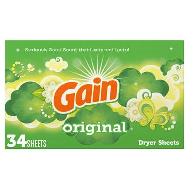 Gain Original Scent Dryer Sheets, 2 pk./160 ct.