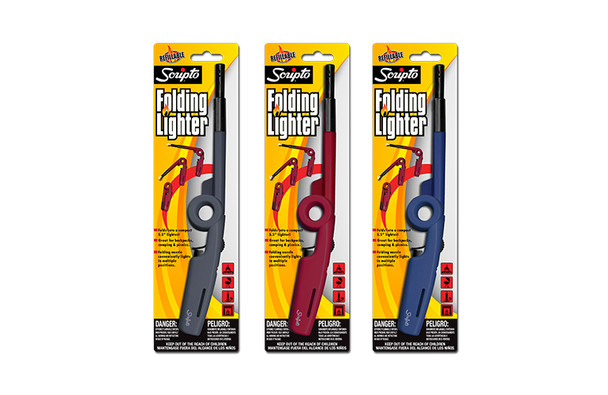 Scripto Folding Utlity Lighter and EZ Squeeze Torch