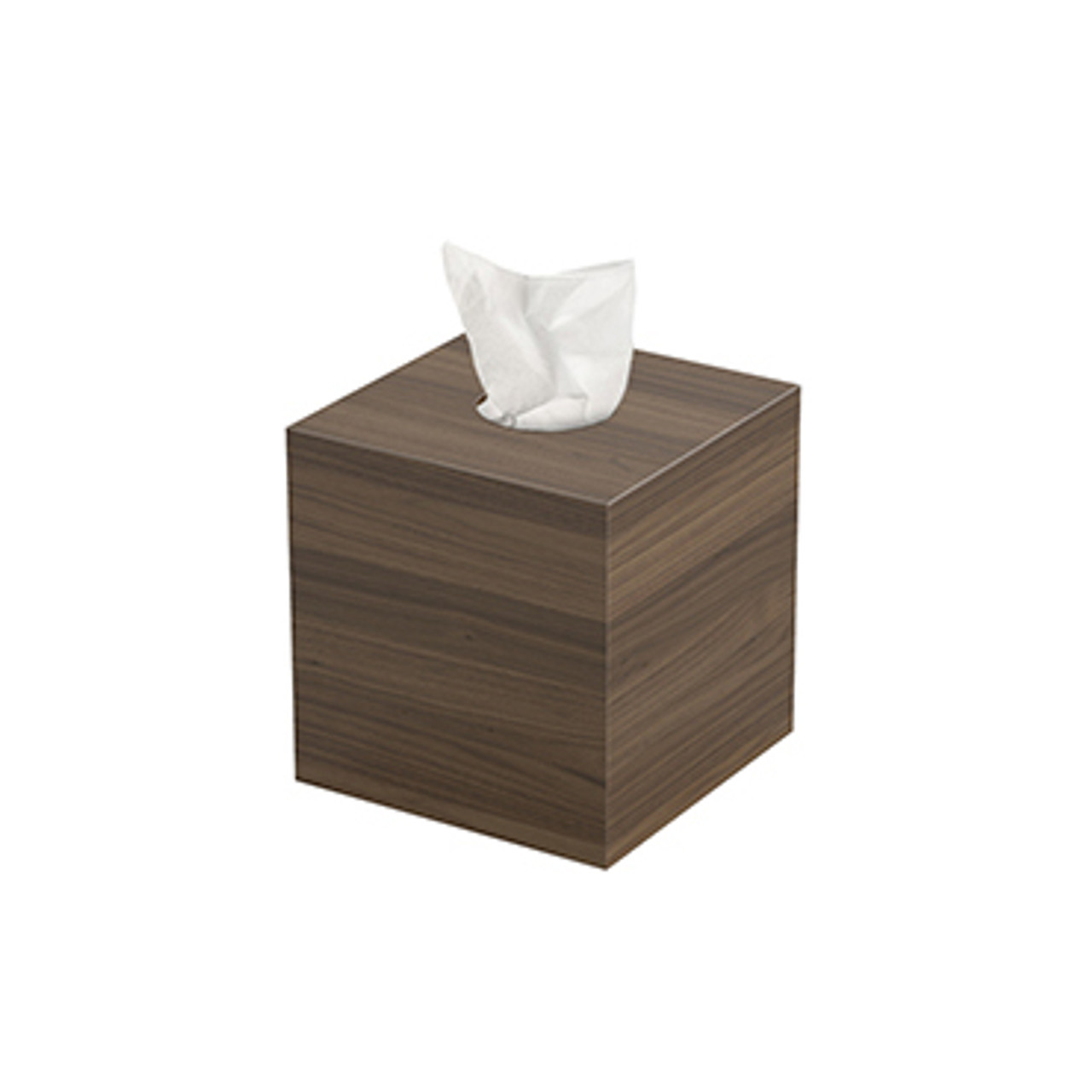 Walnut tissue box