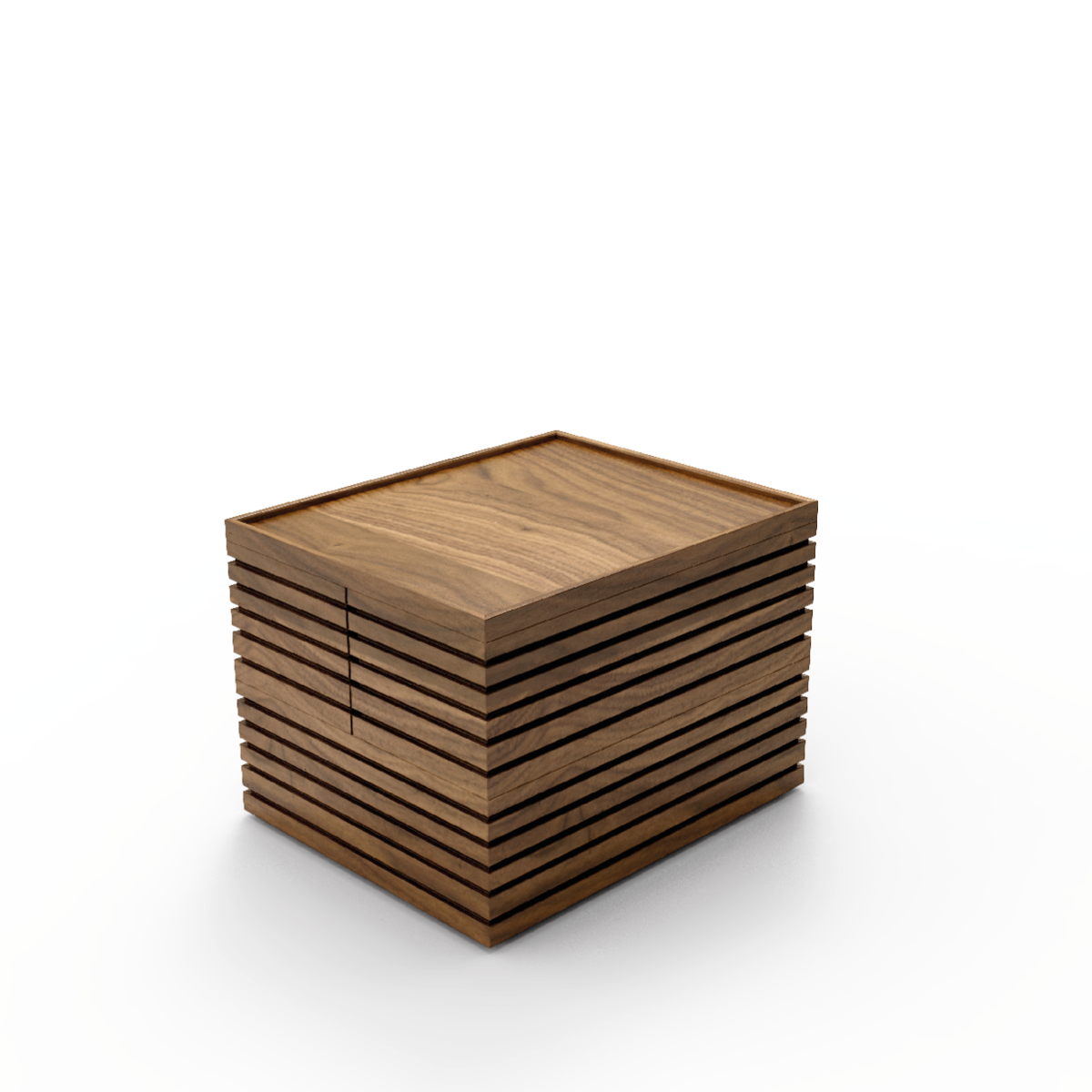 Flow | Walnut 1.2 Small Meal Stacking Bento Kit