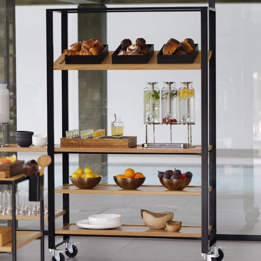 Stak | Walnut Shelving Unit