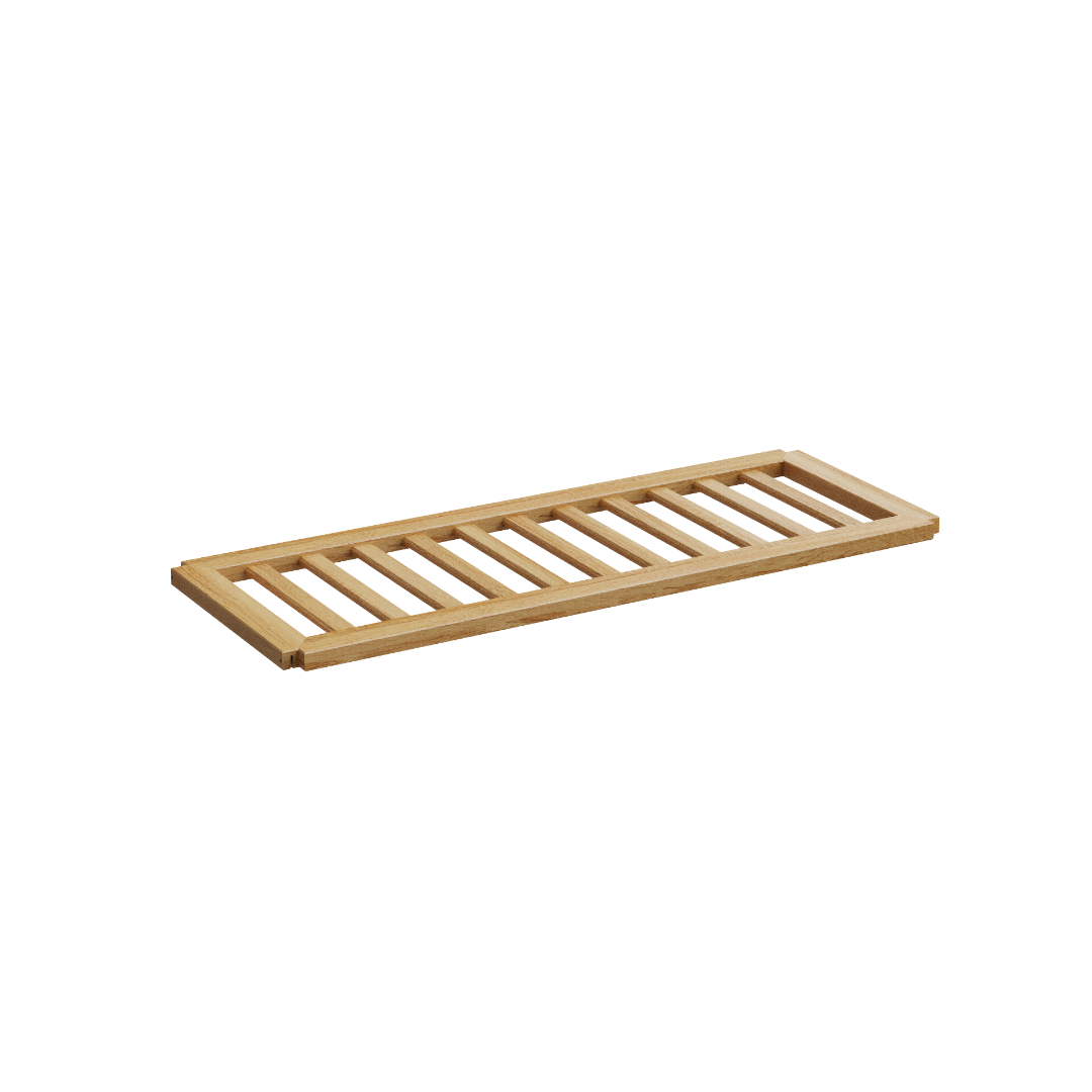 Stak | Oak Slatted Shelf | Craster