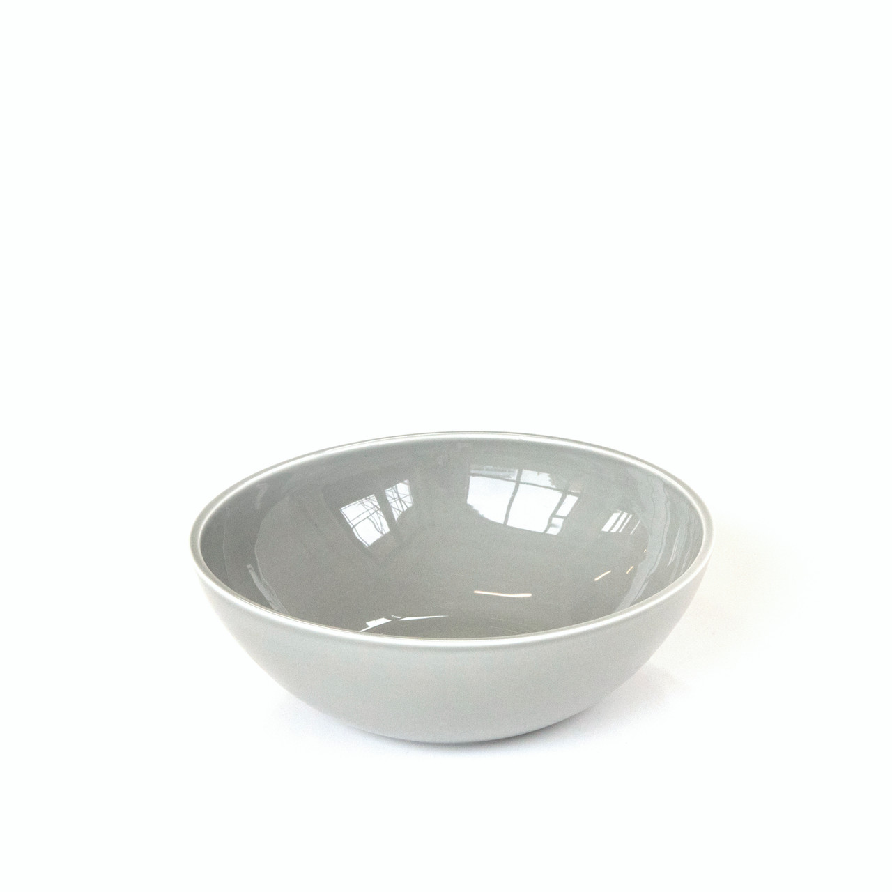 large grey ceramic bowl