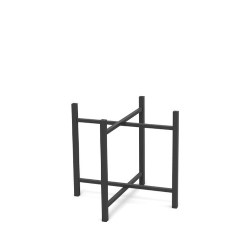 Short Black Steel Table Leg