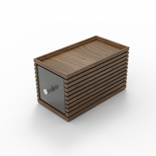 Walnut 1.8 Bread Box