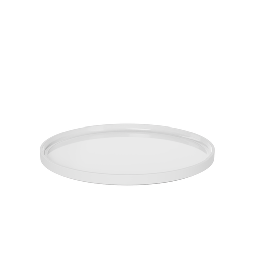Large White Linear Porcelain Platter