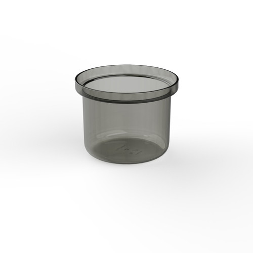 Smoked Glass Jar