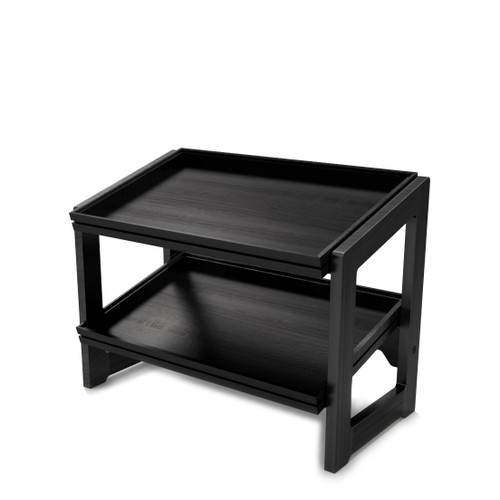 Black 1.1 2-Tier Stand