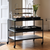 Reversible White and Black Marble Distribution and Display Trolley