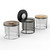 Smoked Glass Jar