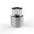 Tilt Beverage System Trio cooler set with three clear Tritan carafes and juice label lids