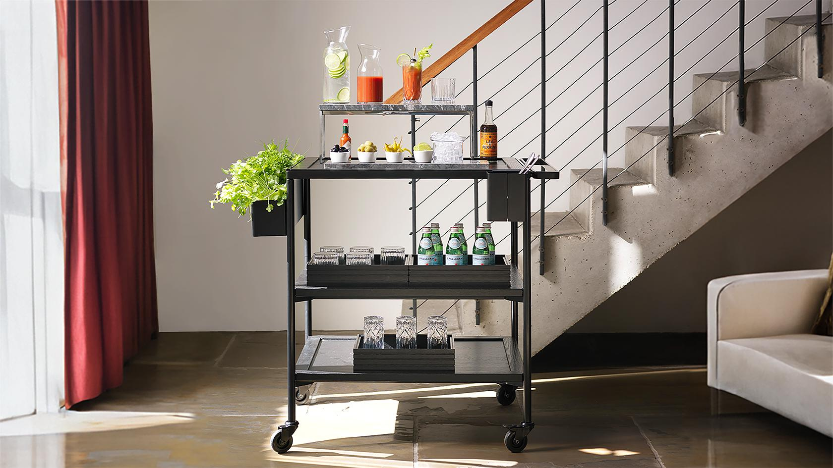 Bloody Mary Bar Cart