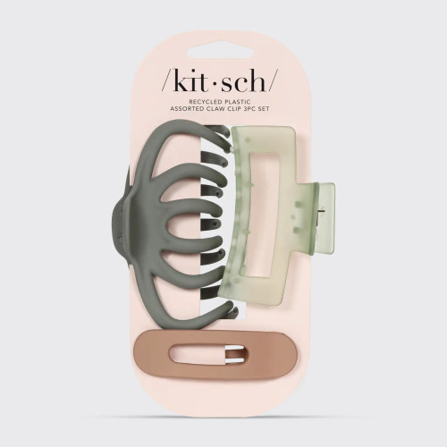 Assorted Claw Clip Set 3 pc