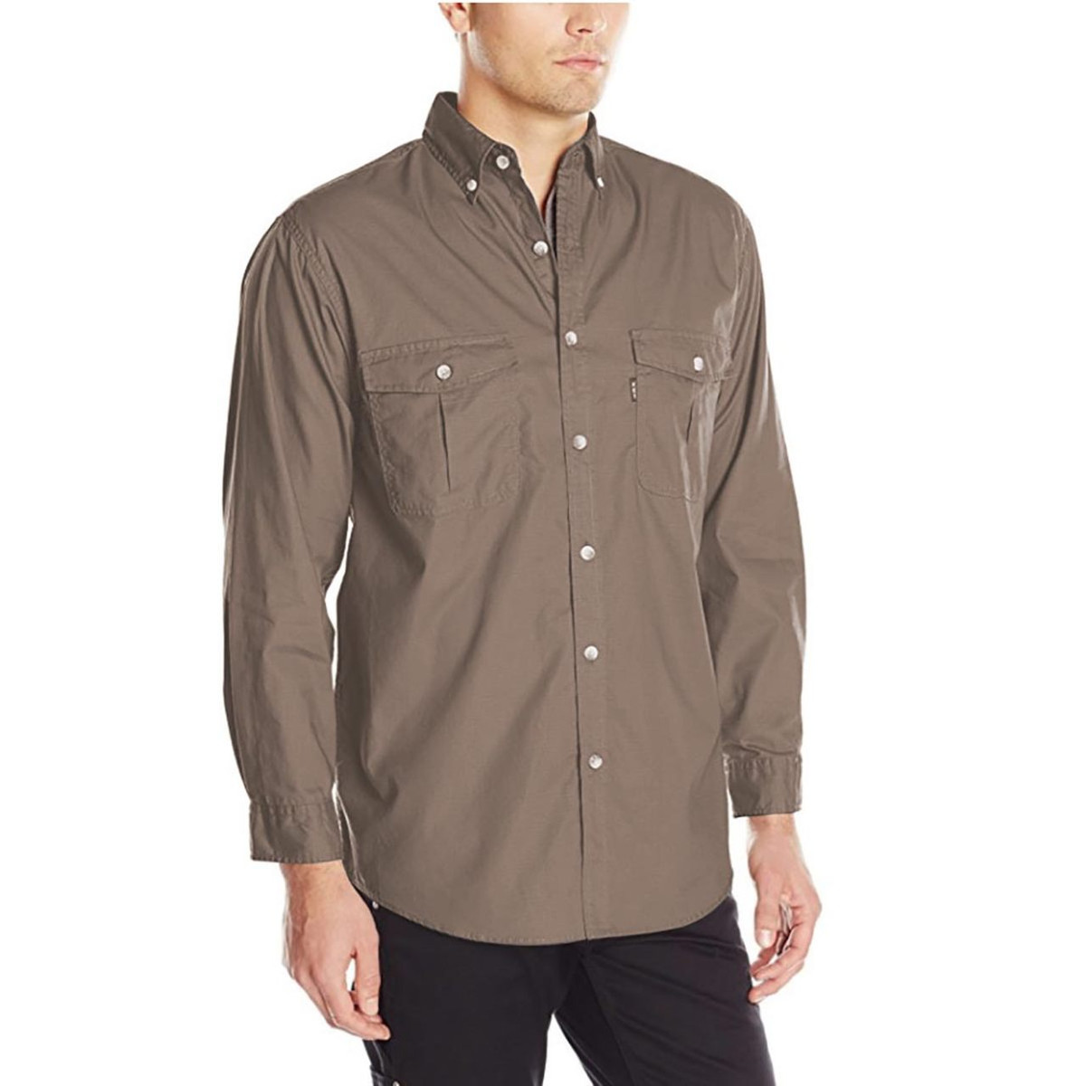 KEY Industries Long Sleeve Rip Stop Shirt 532 - Graphite - 2XL