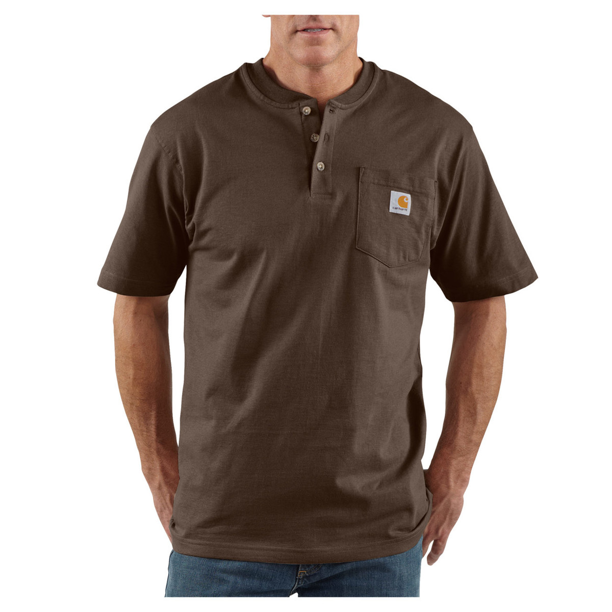 Carhartt TALL Pocket T-Shirt - Embroidered Logo Workwear