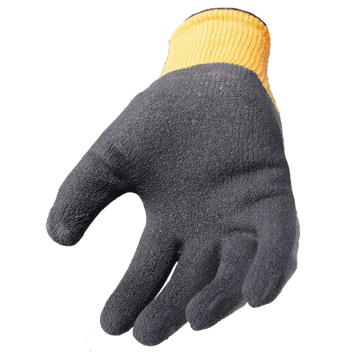 144 Wholesale Rubber Grip Cotton Work Gloves