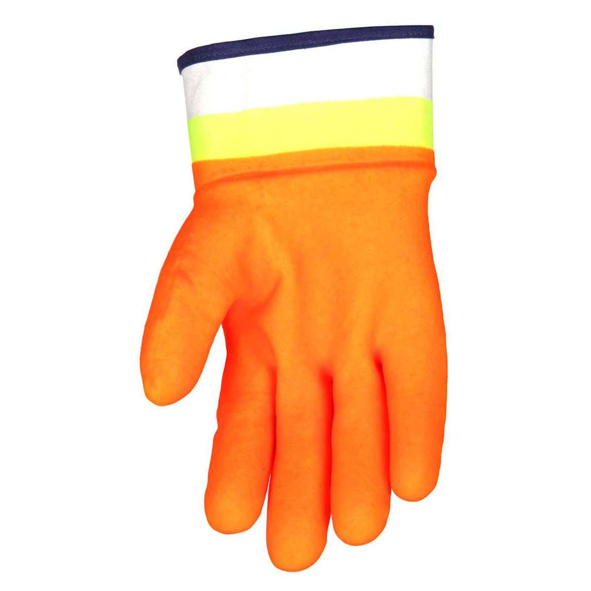 SAFEGEAR PVC Vinyl Work Gloves X-Large, 3 Pairs - EN388 Cut-Resistant  Orange Textured Gloves for Men and Women, Oil & Grease Resistance 