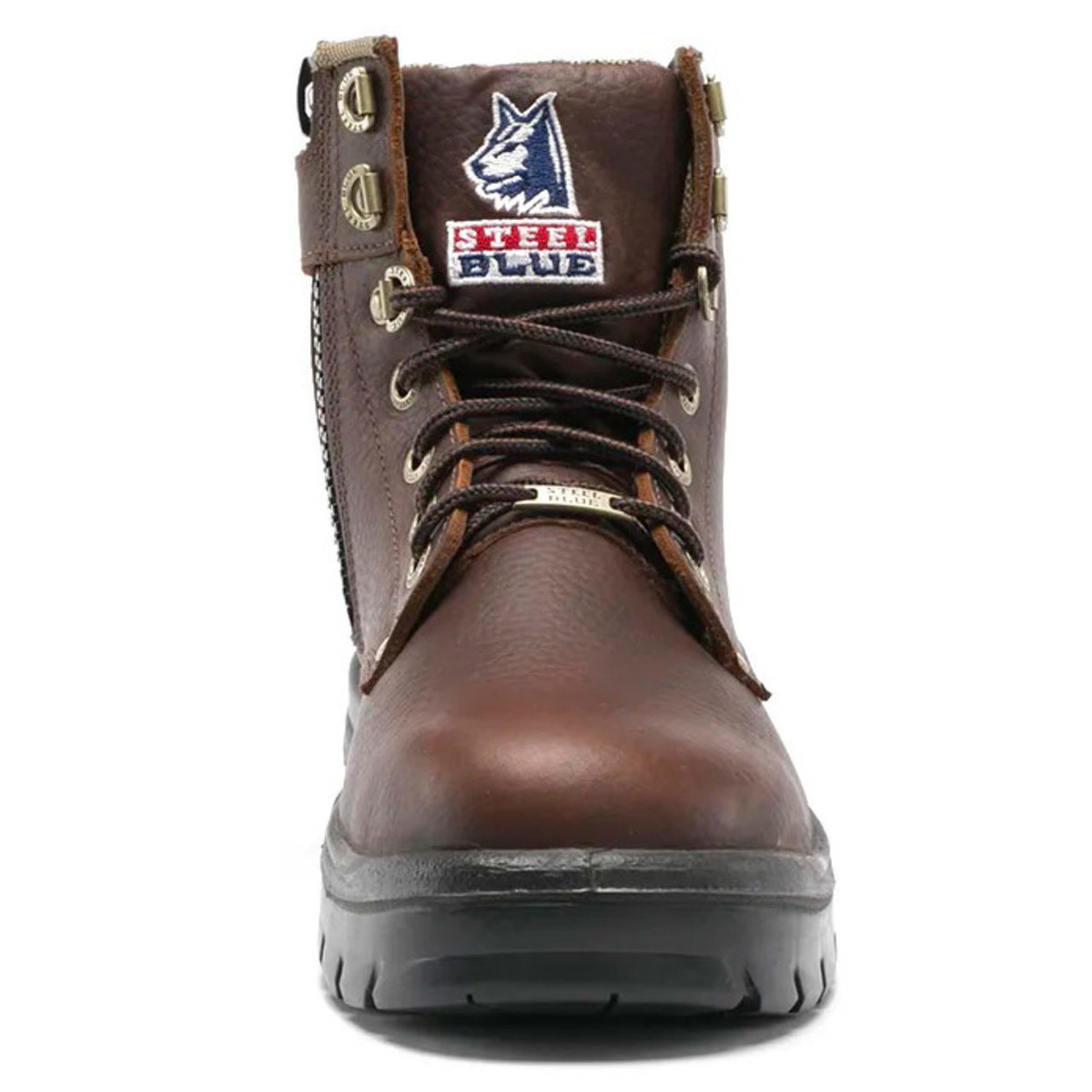 Steel Blue Steel Toe Work Safety Boots, Argyle Zip, Black, Size 11, 312951M