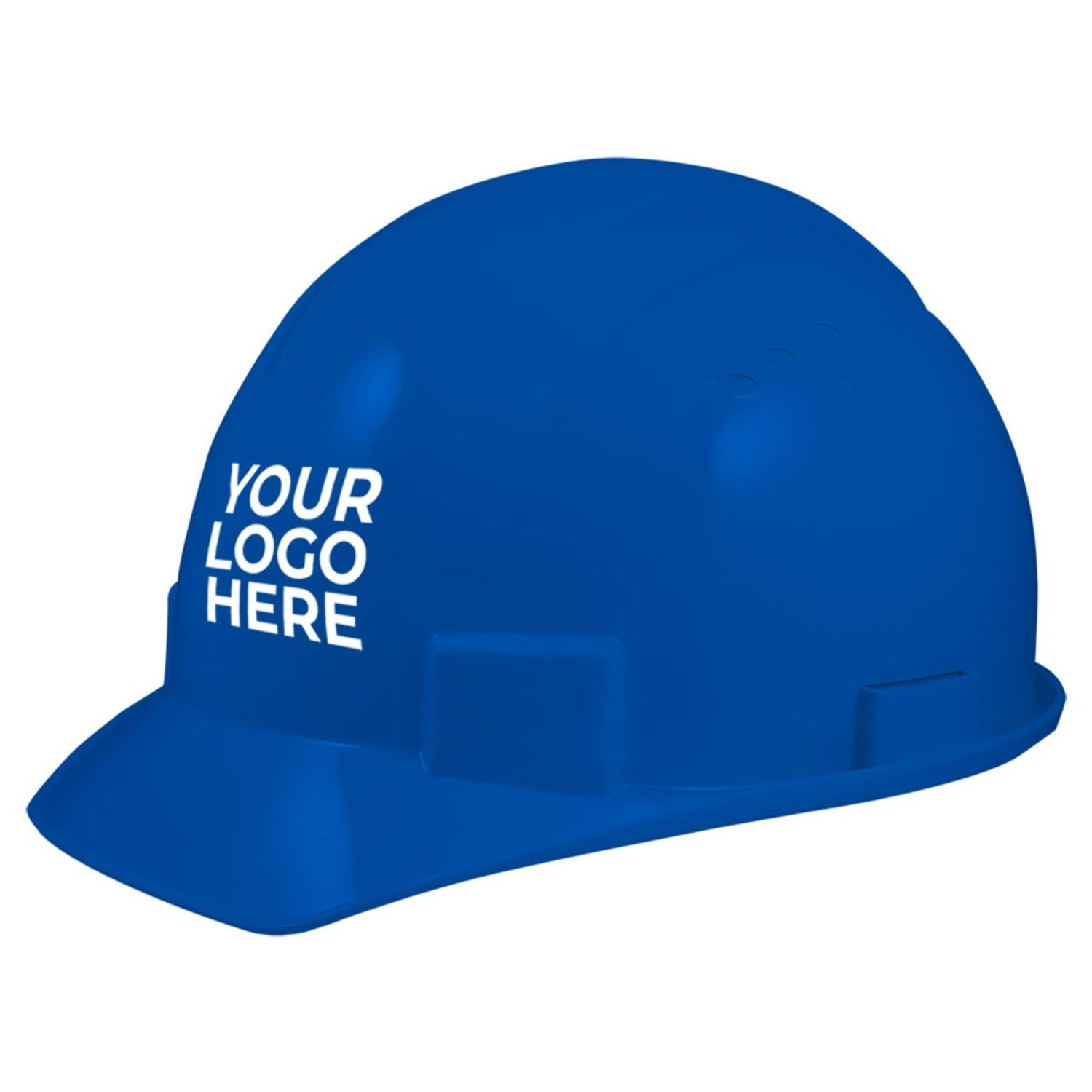 Custom General Electric Non-Vented Cap Style Hard Hat 4-Point Ratchet  Suspension - GH327