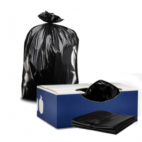 Contractor Trash Bags,55 Gallon, 6 Mil, Black