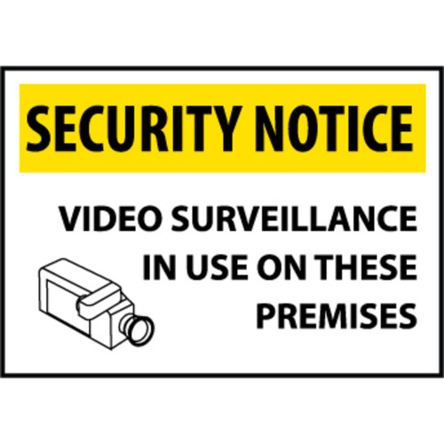 Security Notice Video Surveillance In Use On These Premises, 14x20 Plastic Sign  eBay Security Notice Video Surveillance In Use On These Premises, 14x20 Plastic Sign  eBay