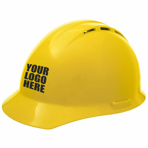 Custom ERB Americana Vented Cap Style Hard Hat 4-Point Mega