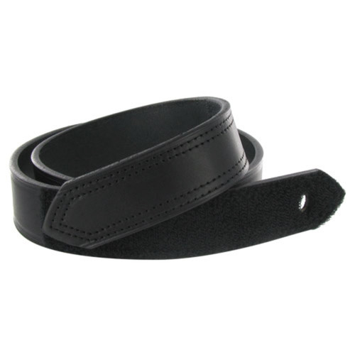 Black Cracked Leather Belt