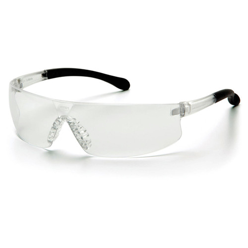 Pyramex Provoq Safety Glasses - Clear Lens - Clear Frame