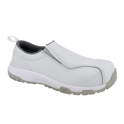 Nautilus Women's Composite Toe SD10 White Slip On Shoe