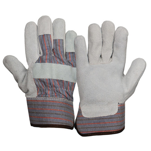 Pyramex Safety GL1001W Split Cowhide Leather Palm Gloves - Single Pair