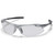 silver Pyramex Avante Silver Frame Safety Glasses w/ Clear Lens