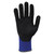 General Electric Dotted Palm Micro Foam Nitrile Coated Gloves - Black/Blue - GG216 - Single Pair