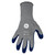 General Electric GG209C Gray Crinkle Rubber Dipped Gloves - Single Pair
