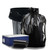 64 Gallon Toter Compatible Trash Bags - Black, 50 Bags (5 Rolls of 10) - 2 Mil
