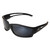 Edge Kazbek Safety Glasses - Black Frame, Polarized G-15 Silver Mirror Lens - TSK21-G15-7