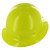 Yellow Fibre Metal SuperEight Full Brim Hard Hat with Ratchet Suspension